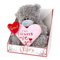 9" Girlfriend Padded Heart Verse Me to You Bear Extra Image 1 Preview